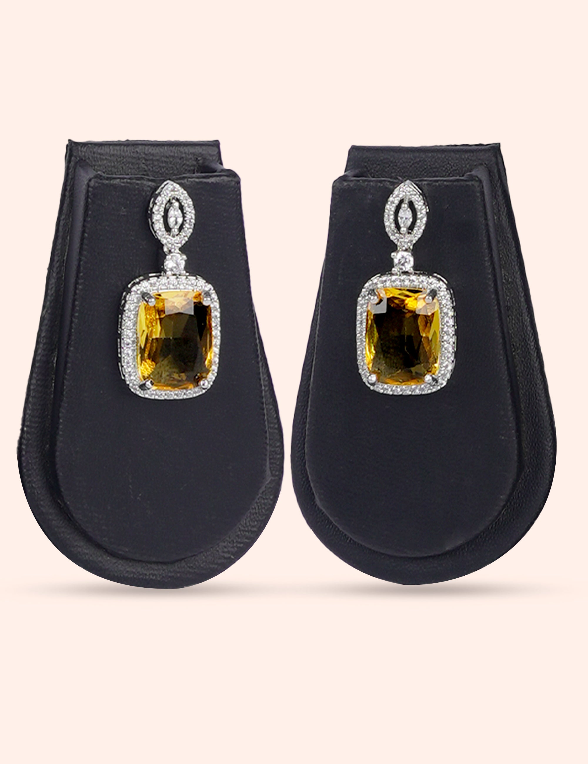 Regal Gold Set & Zirconia Diamond Statement Set by N Dazzles Designs