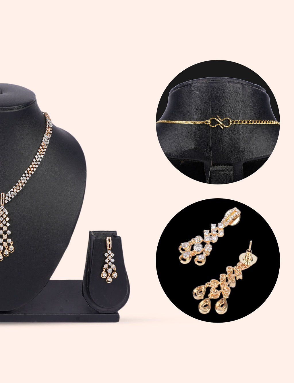 The Ivy Canopy & Zirconia Diamond Statement Set by N Dazzles Designs