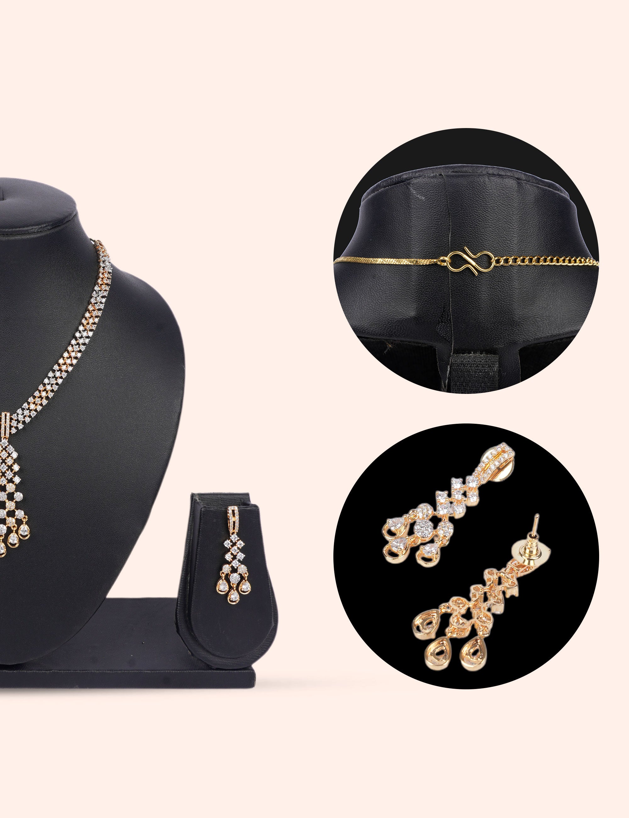 The Ivy Canopy & Zirconia Diamond Statement Set by N Dazzles Designs