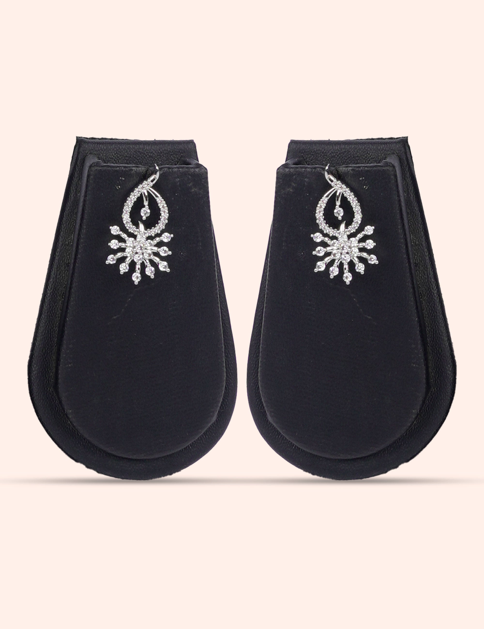 Gilded Tassel & Zirconia Diamond Statement Set by N Dazzles Designs