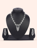 Silver Nebula & Zirconia Diamond Statement Set by N Dazzles Designs