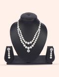 Empress Aura & Zirconia Diamond Statement Set by N Dazzles Designs (the entire is pearl and white ring)