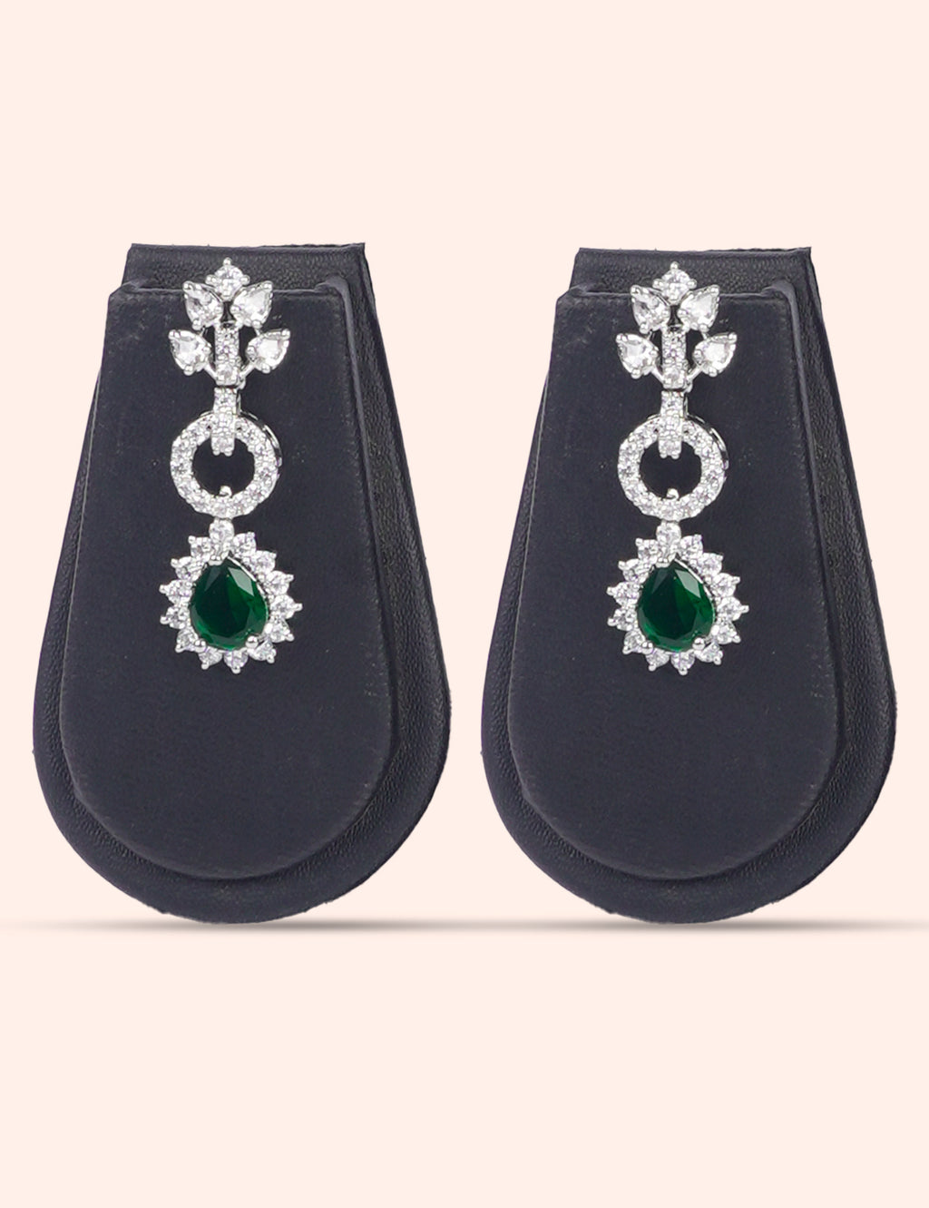 Verdant Queen Collection & Zirconia Diamond Statement Set by N Dazzles Designs