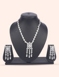 Silver Starfall Set & Zirconia Diamond Statement Set by N Dazzles Designs