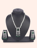 Royal Cascade & Zirconia Diamond Statement Set by N Dazzles Designs