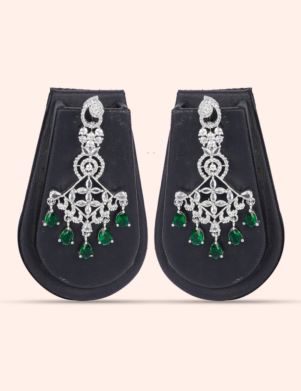 Royal Heirloom & Zirconia Diamond Statement Set by N Dazzles Designs
