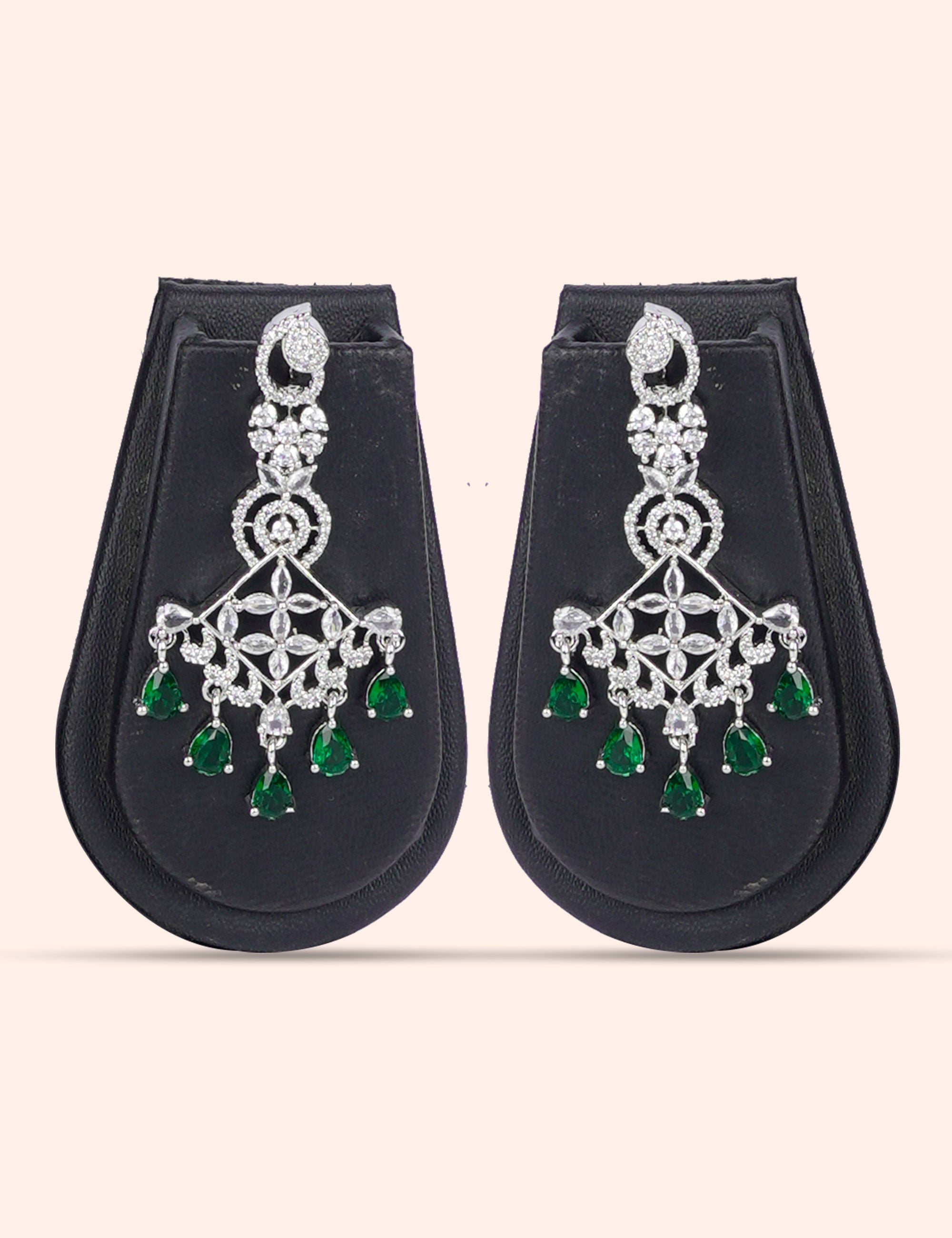 Royal Heirloom & Zirconia Diamond Statement Set by N Dazzles Designs