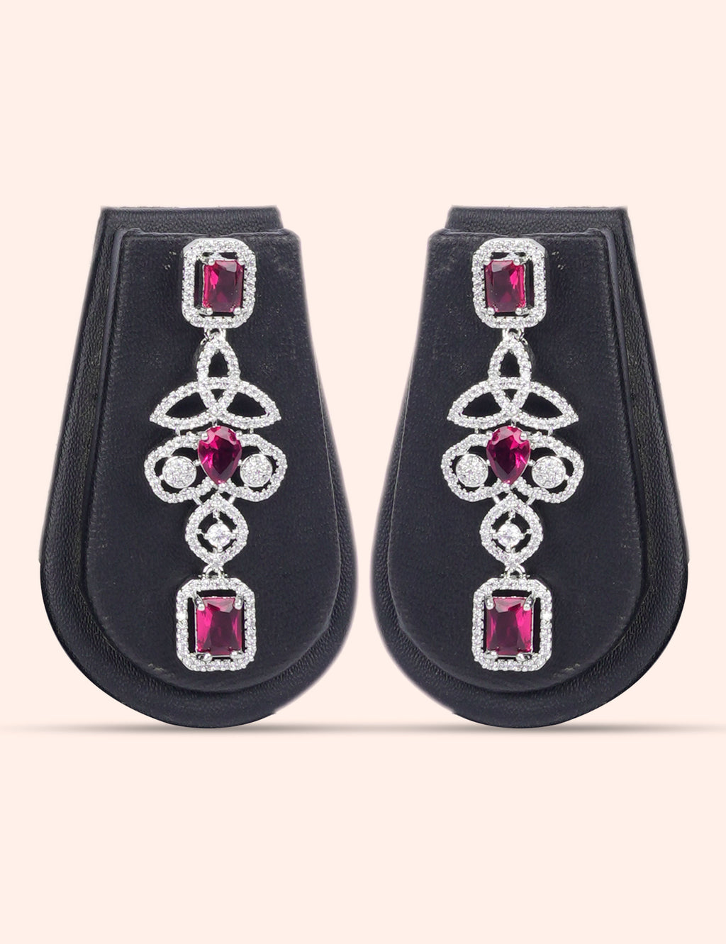 Imperial Zariya Set & Zirconia Diamond Statement Set by N Dazzles Designs