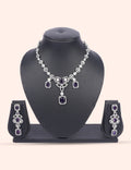 Victoria Purple Set & Zirconia Diamond Statement Set by N Dazzles Designs